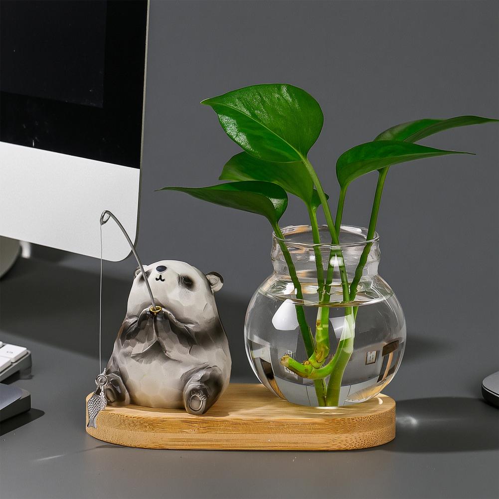 Cute Resin Figurines Mini Plan - Propagation Station Vase ulasan dan harga