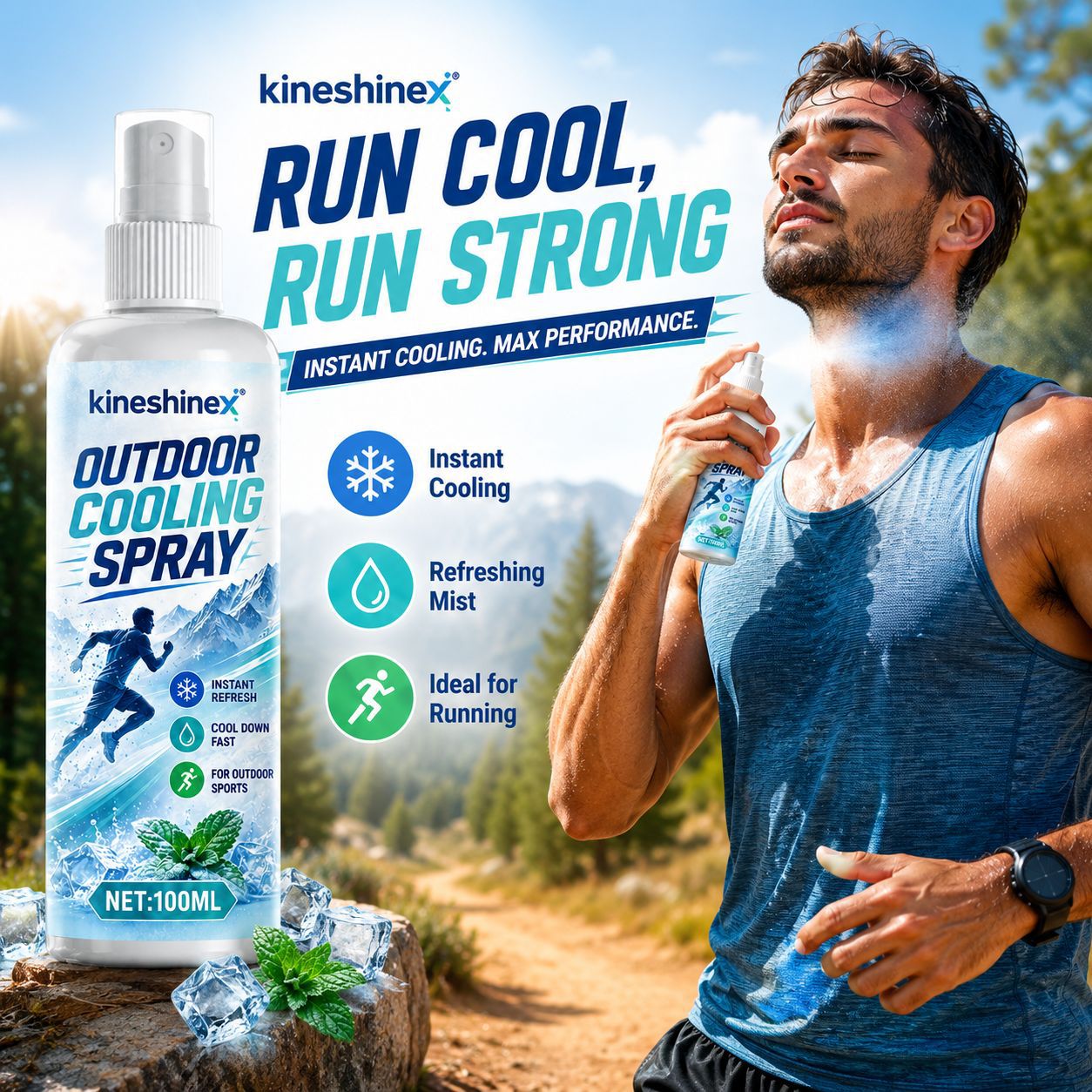 Outdoor Cooling Spray 100ml–In - Misting Bottle Fine ulasan dan harga