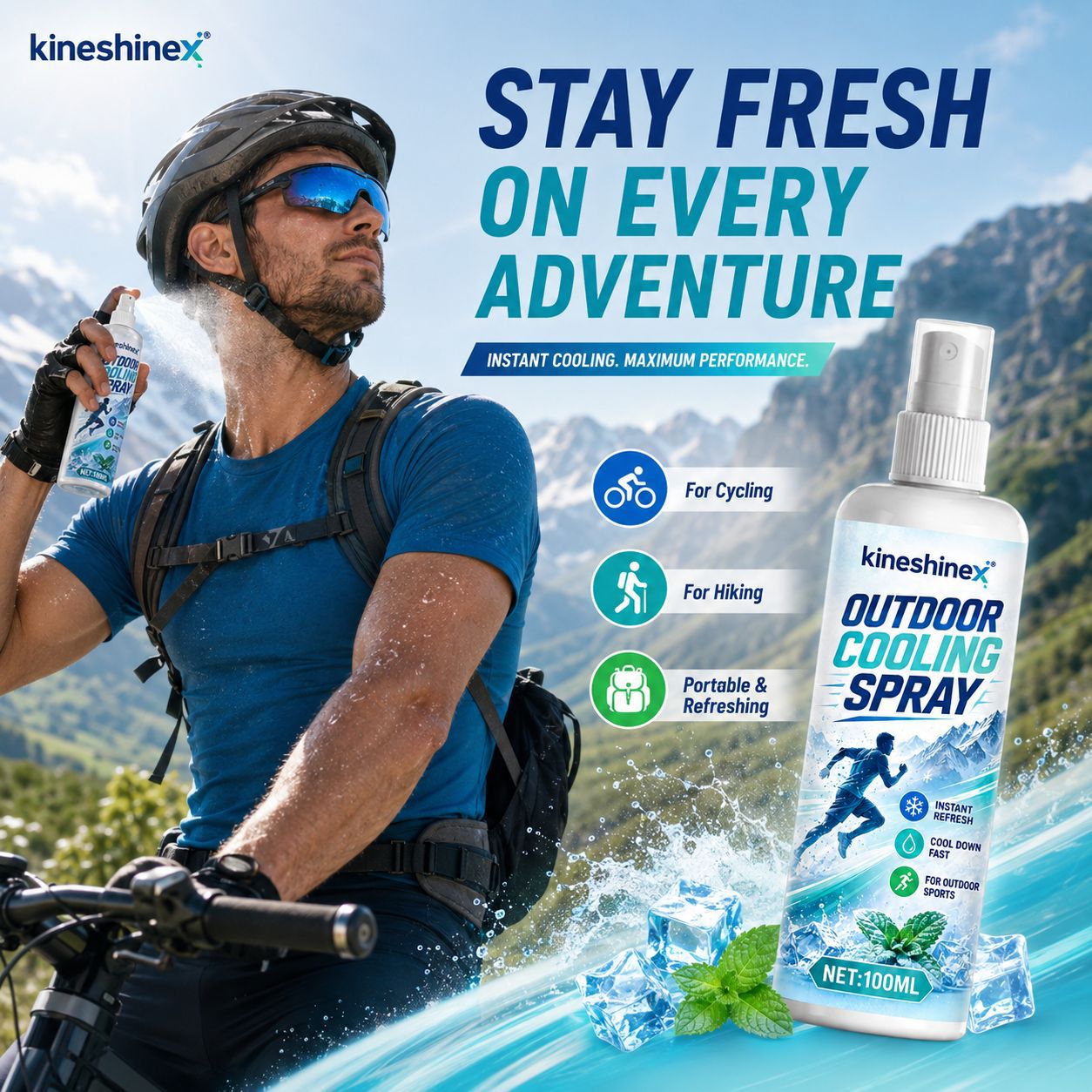 Outdoor Cooling Spray 100ml–In - Misting Bottle Fine ulasan dan harga
