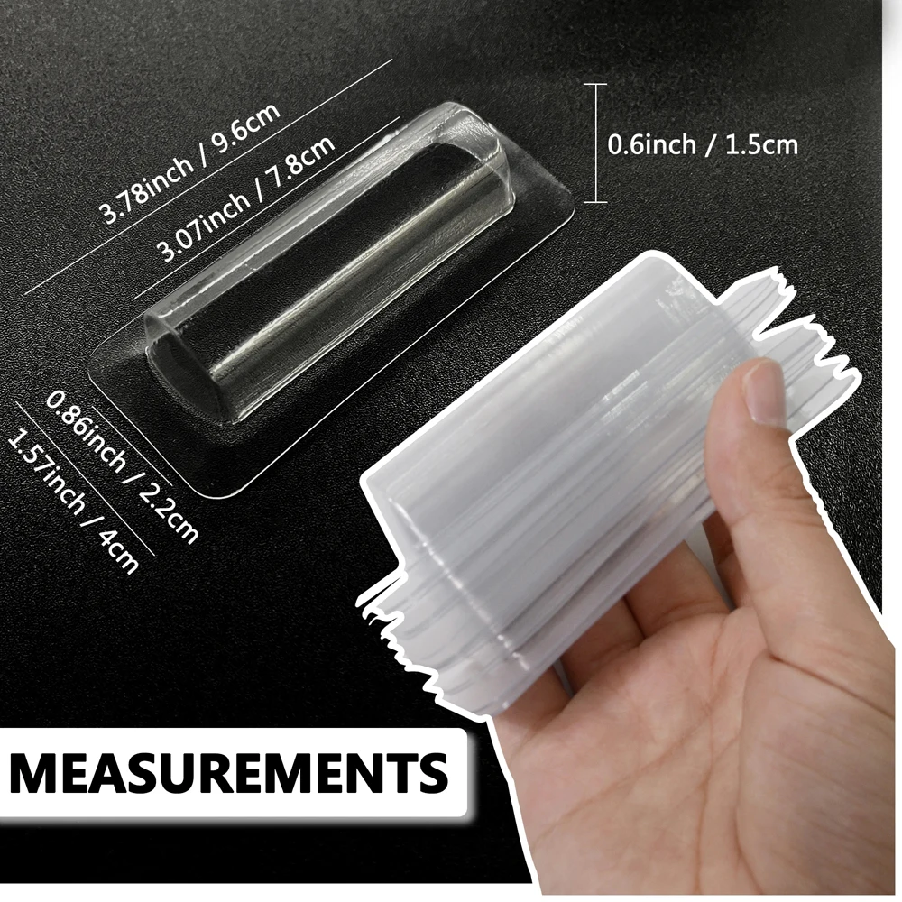 50/100pcs Money Card Holder Wi - Plastic Dome Clear ulasan dan harga
