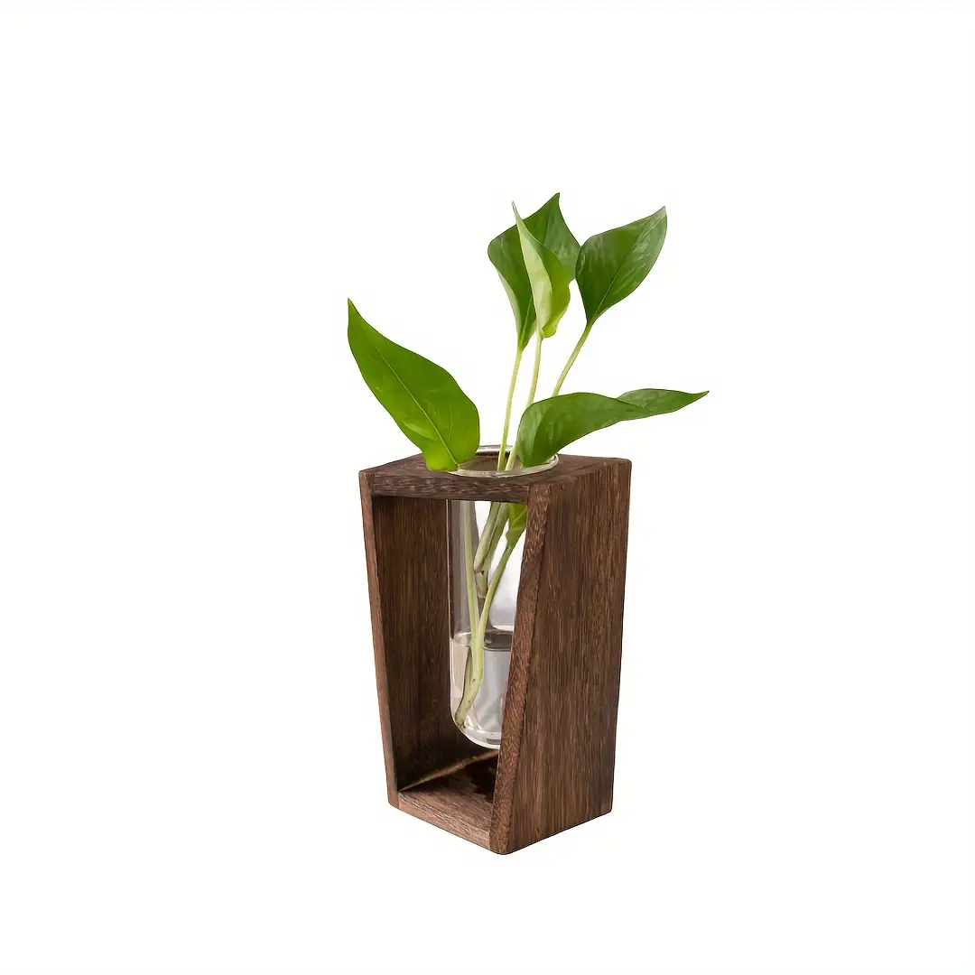 Modern Wood Propagation Vase - - Propagation Station Vase ulasan dan harga