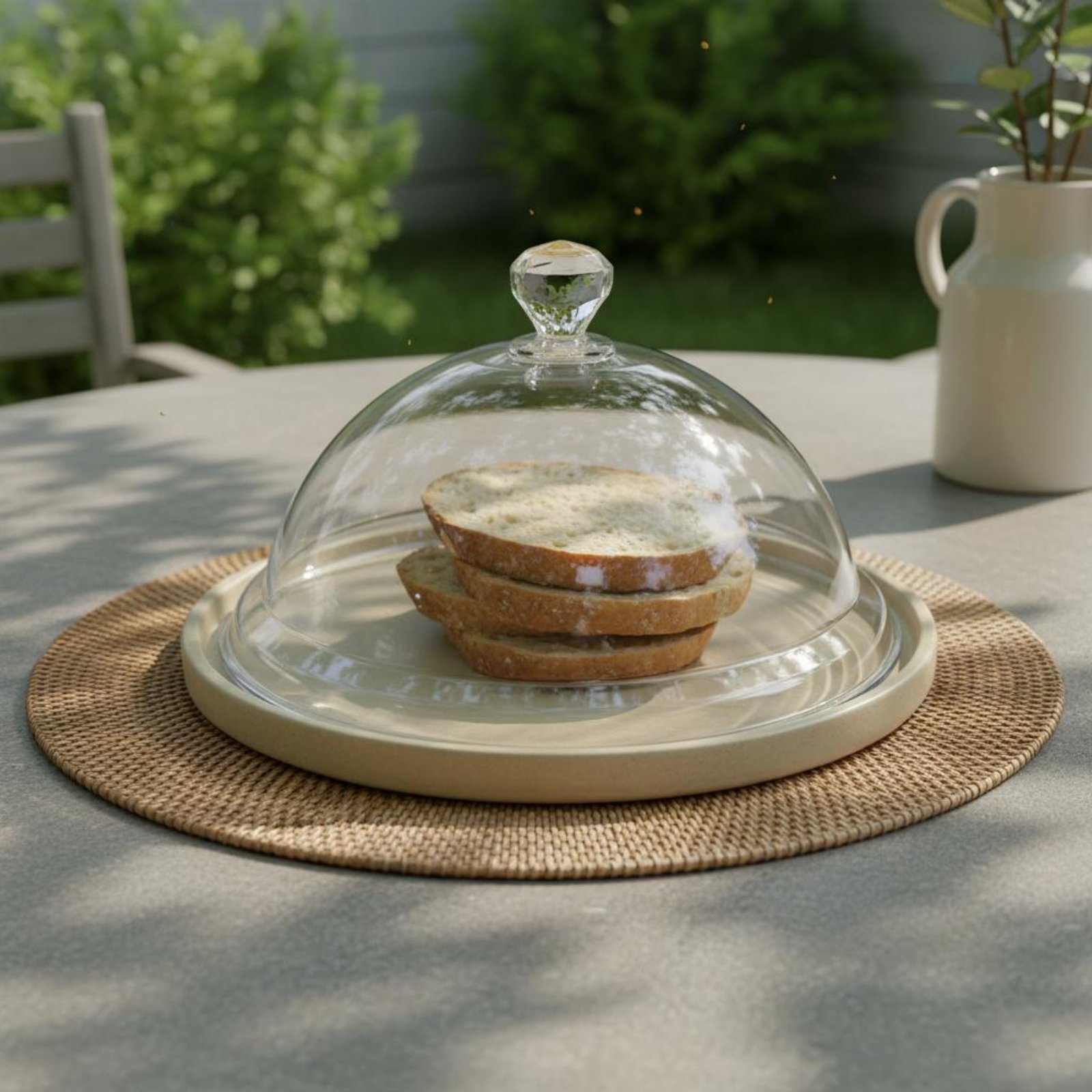 Food Protector Dustproof Clear - Plastic Dome Clear ulasan dan harga