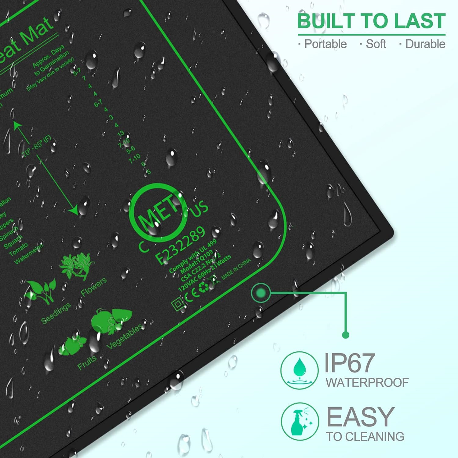 Seedling Heat Mat With Digital - Rooting Gel Clone ulasan dan harga