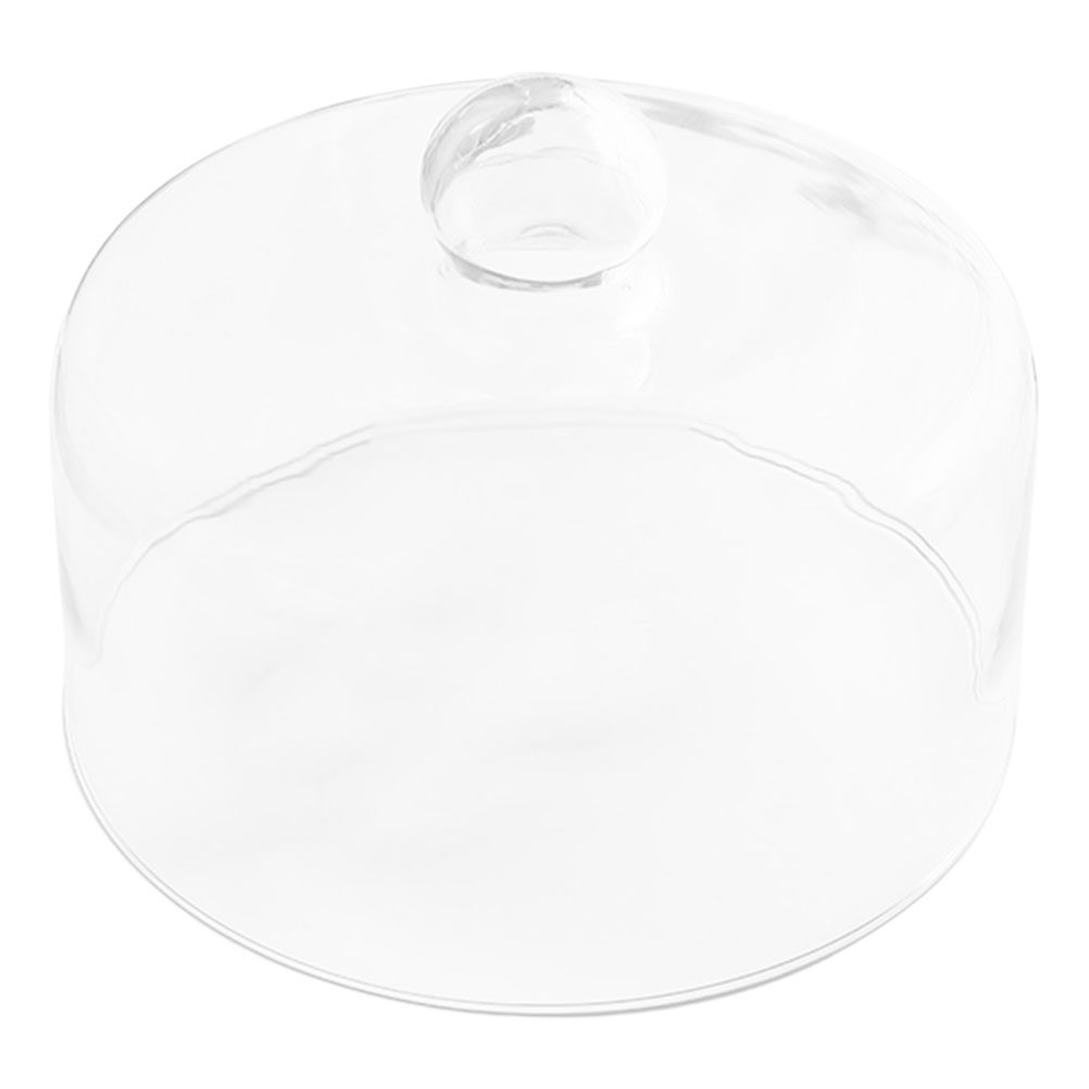 21Cm Clear Glass Cake Dome Cov - Plastic Dome Clear ulasan dan harga