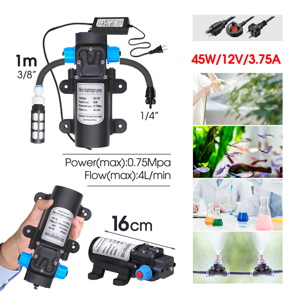 110-240V 45W Self-priming Pump - Self Watering Insert ulasan dan harga