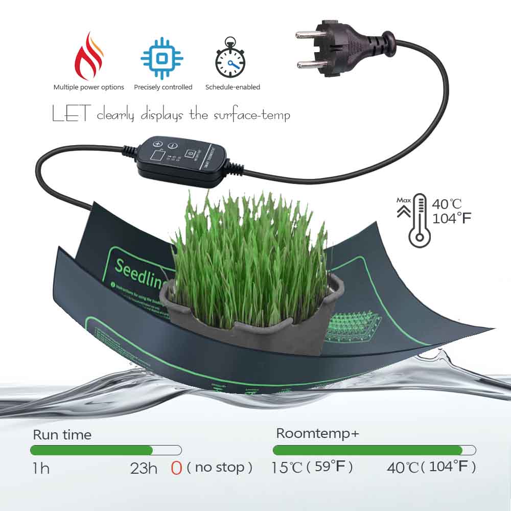 7-100W Plants Heating Pad with - Heat Mat Seedling ulasan dan harga