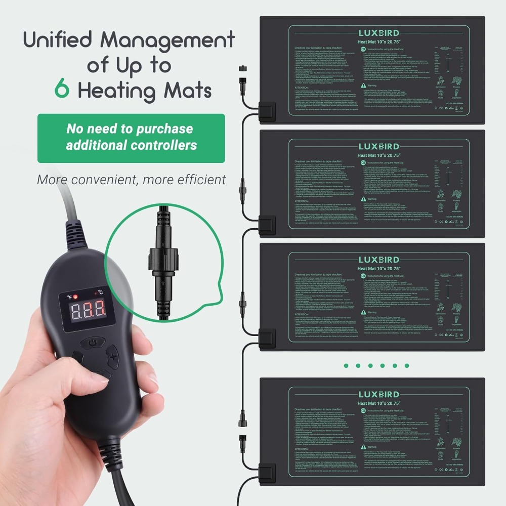 4 Pack Seedling Heat Mat with  - Heat Mat Seedling ulasan dan harga