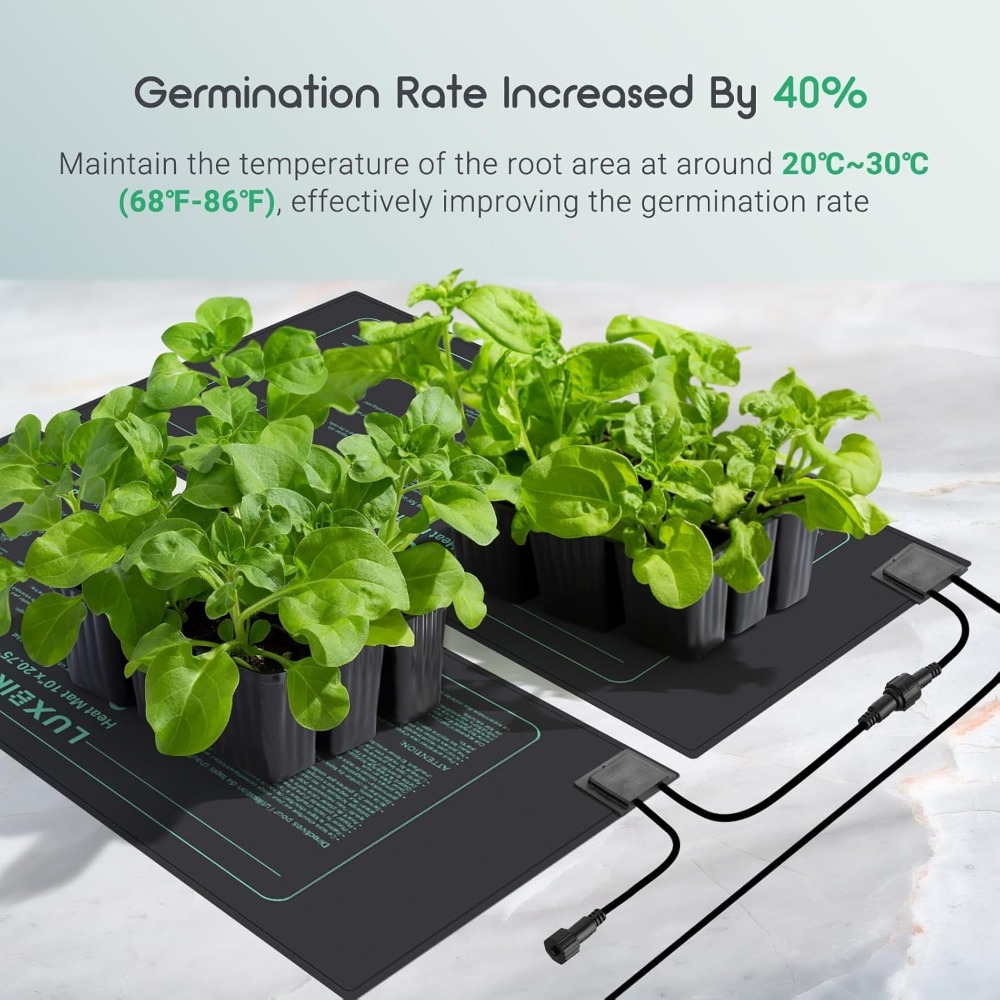 4 Pack Seedling Heat Mat with  - Heat Mat Seedling ulasan dan harga