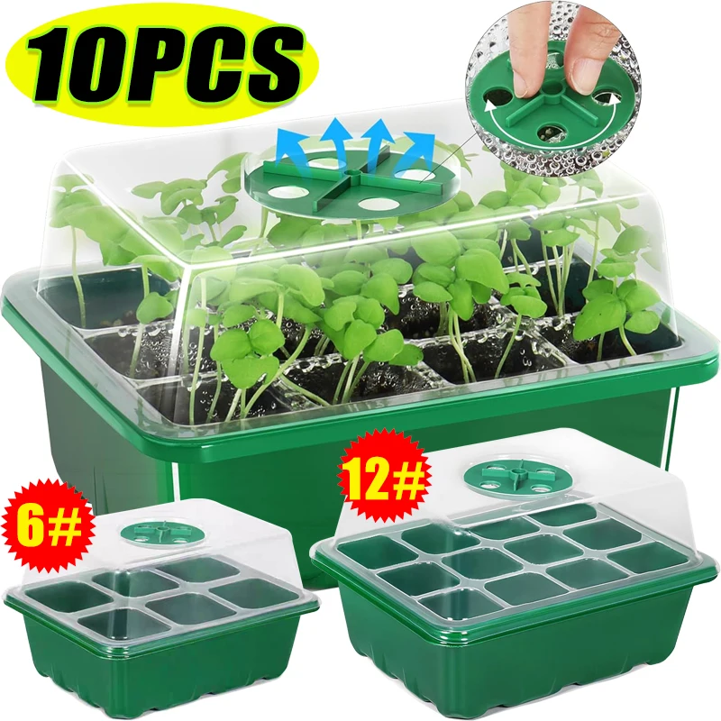 6/12 Grids Growing Starting Nu - Humidity Dome Kit ulasan dan harga