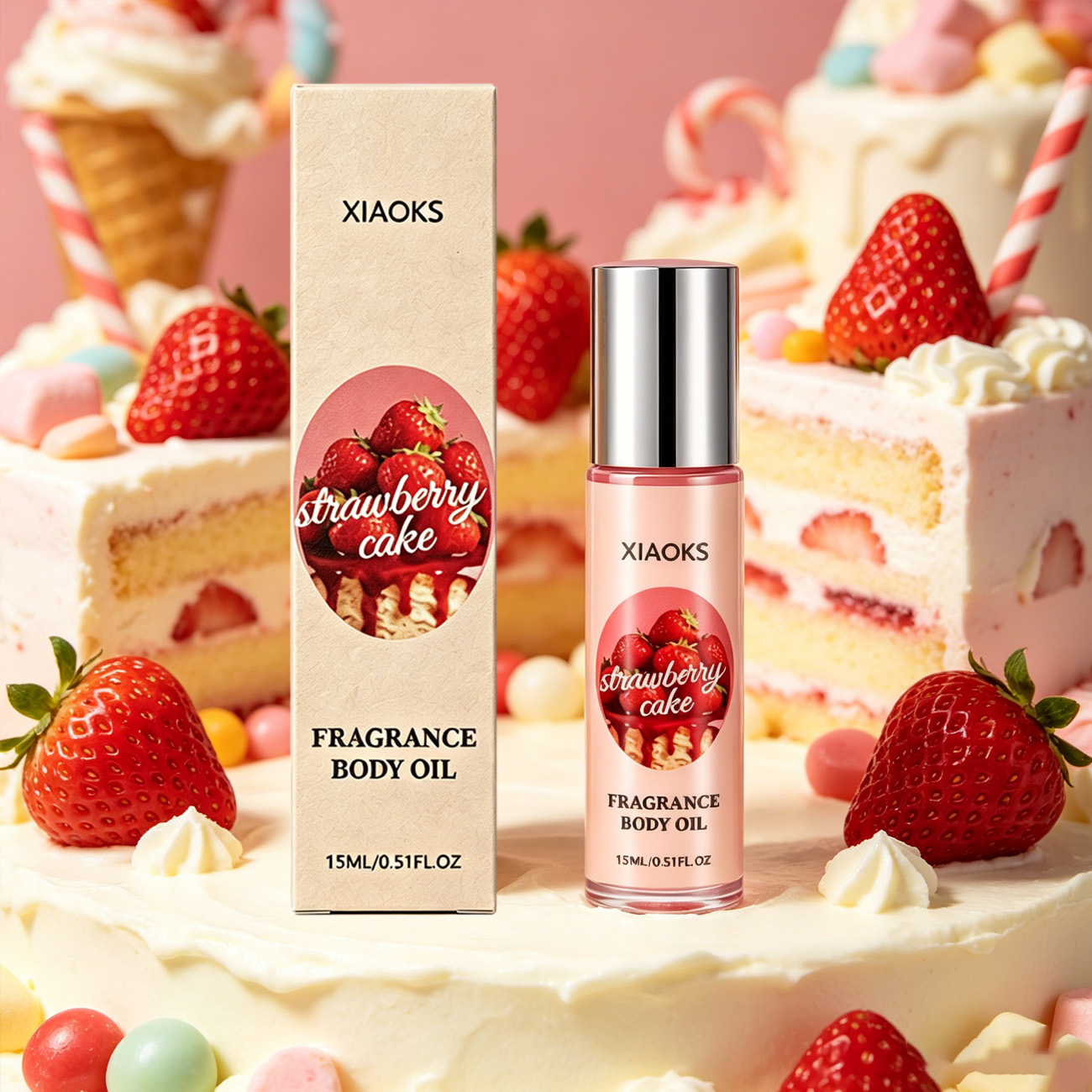 1 Bottle of Strawberry Cake Sw - Misting Bottle Fine ulasan dan harga