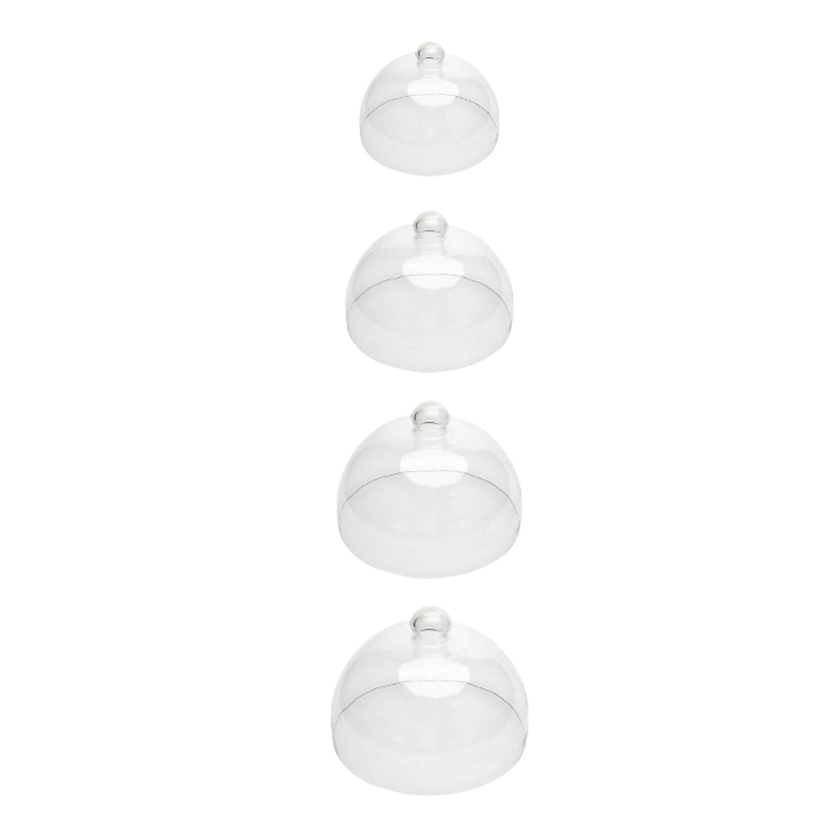 Glass Cake Cloche Dome Clear C - Plastic Dome Clear ulasan dan harga