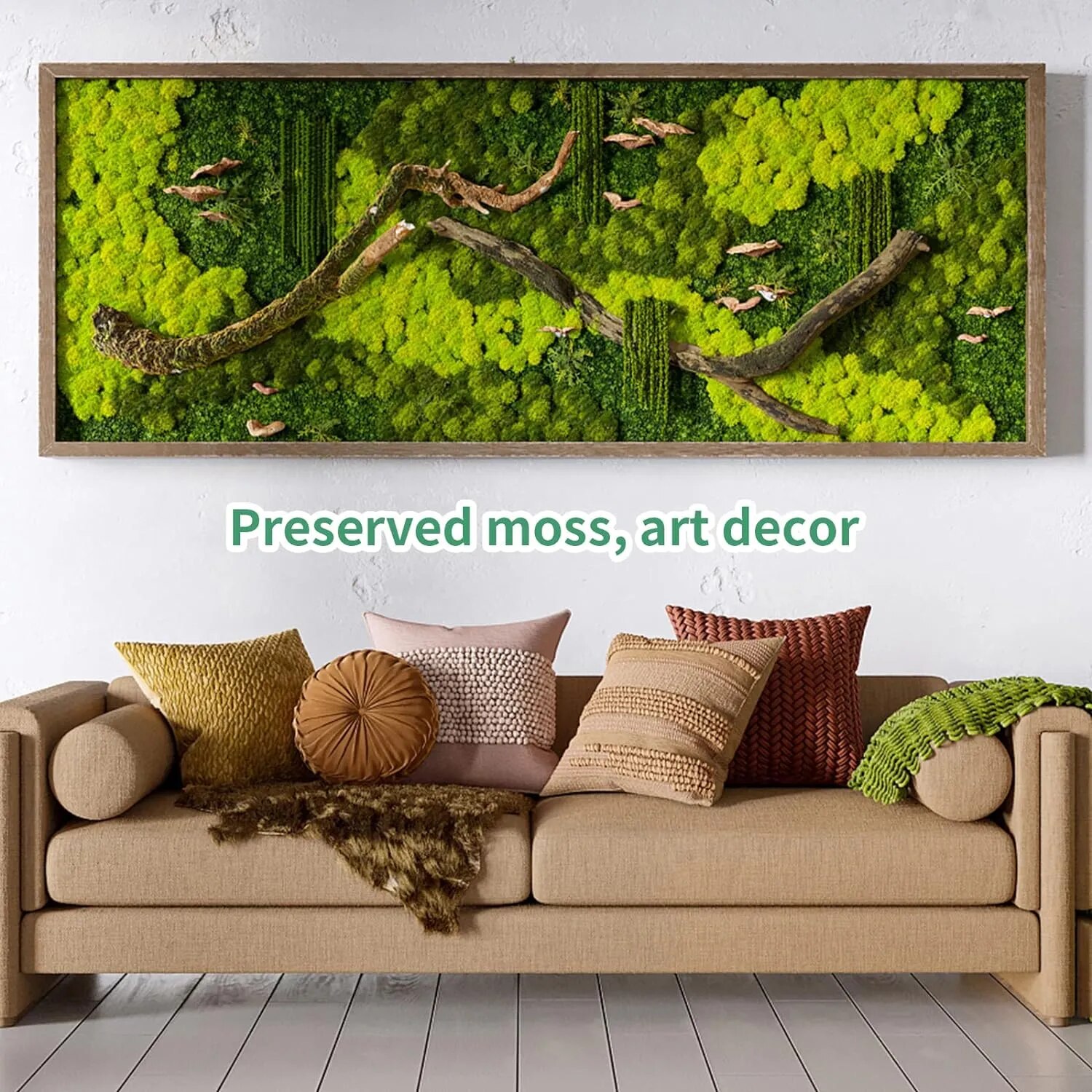 Artificial Green Plants Eterna - Sphagnum Moss Dry ulasan dan harga