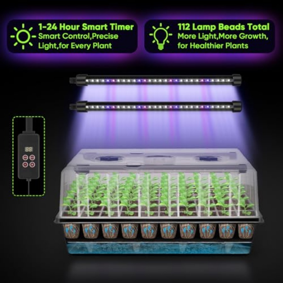120-Cell Self-Watering Seed St - Humidity Dome Kit ulasan dan harga