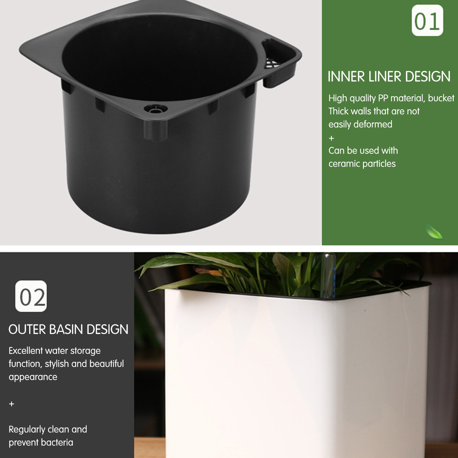 Self Watering Planter Self-wat - Self Watering Insert ulasan dan harga