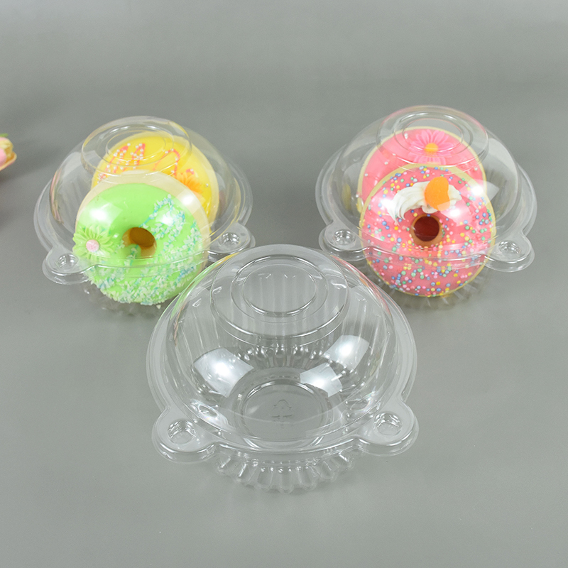 10pcs Cupcake Packaging Boxes  - Plastic Dome Clear ulasan dan harga