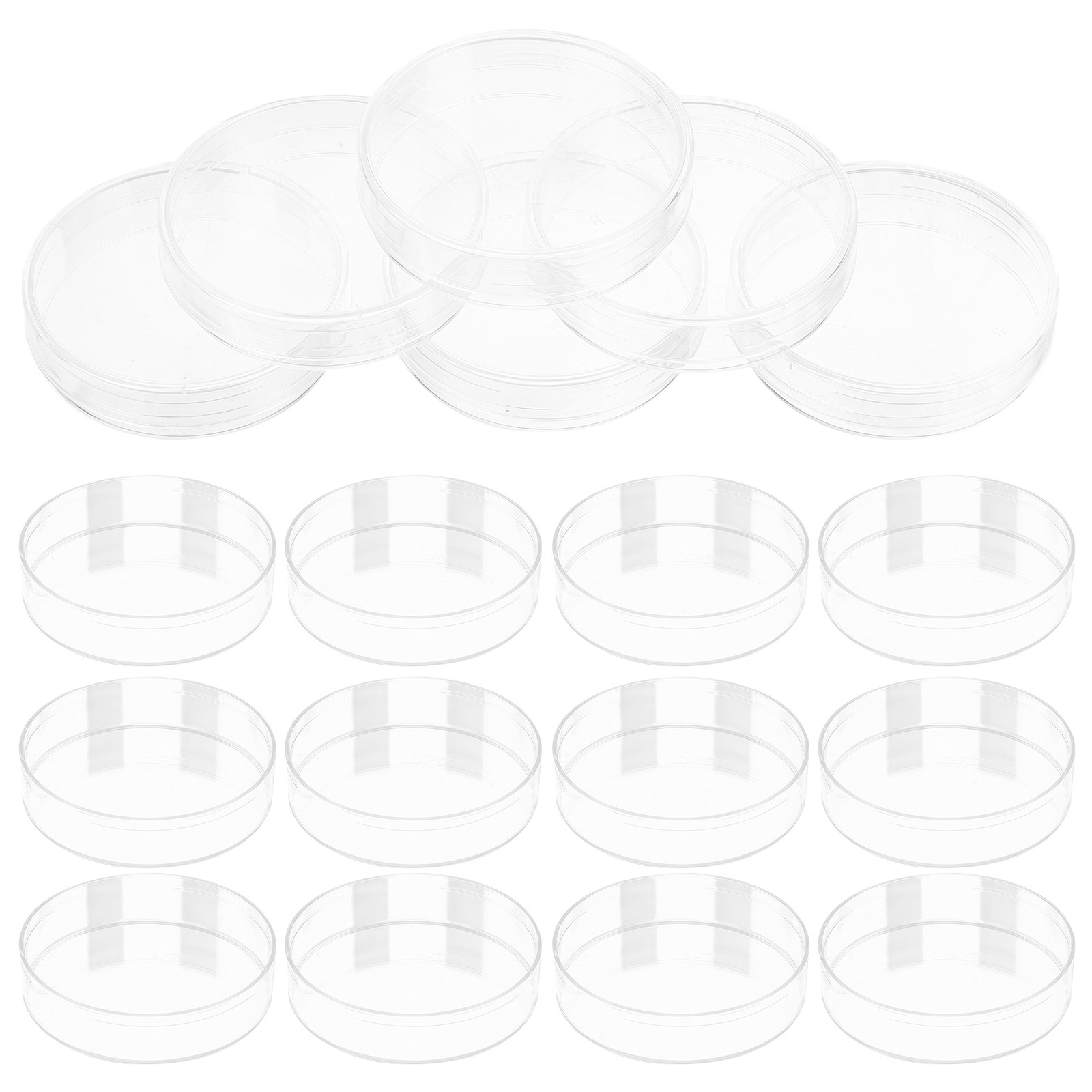 30Pcs Petri Dish Clear Plastic - Agar Tissue Culture ulasan dan harga