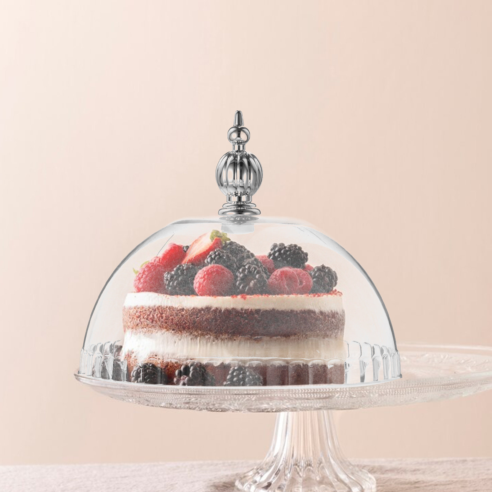 Clear Plastic Cake Dome Cover  - Plastic Dome Clear ulasan dan harga