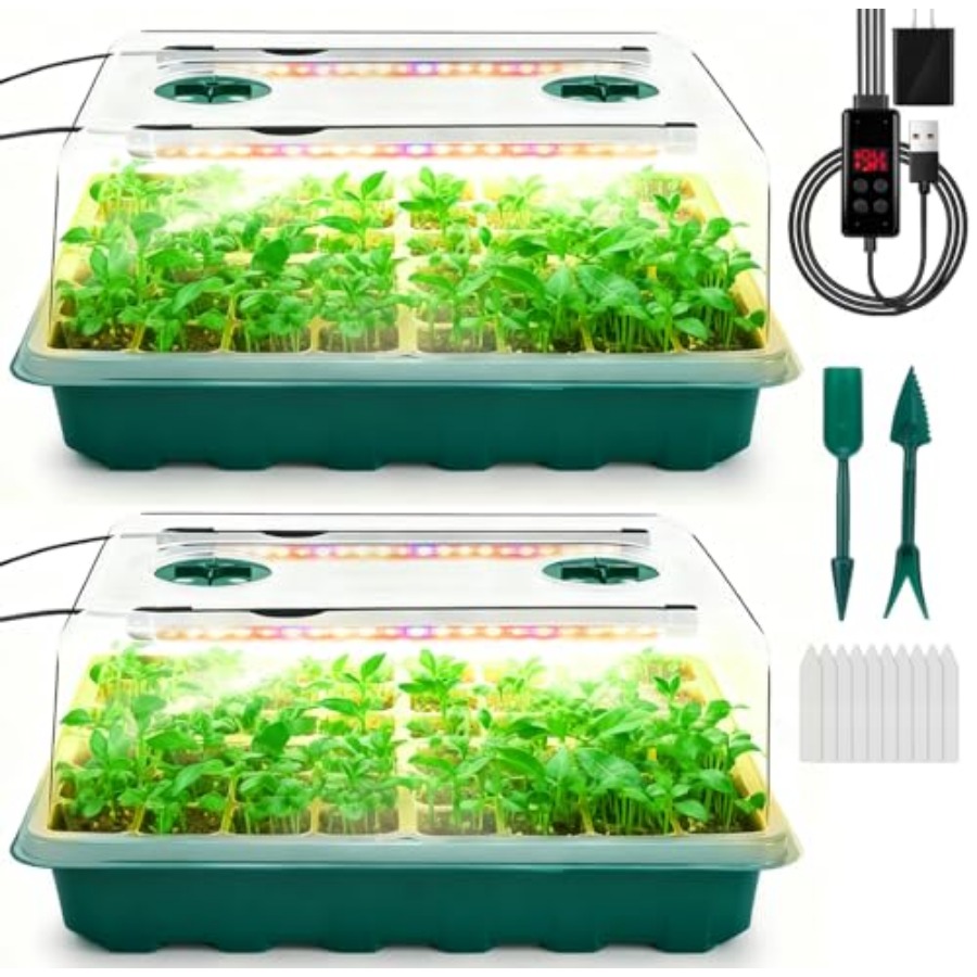 Seed Starter Tray with Grow Li - Humidity Dome Kit ulasan dan harga