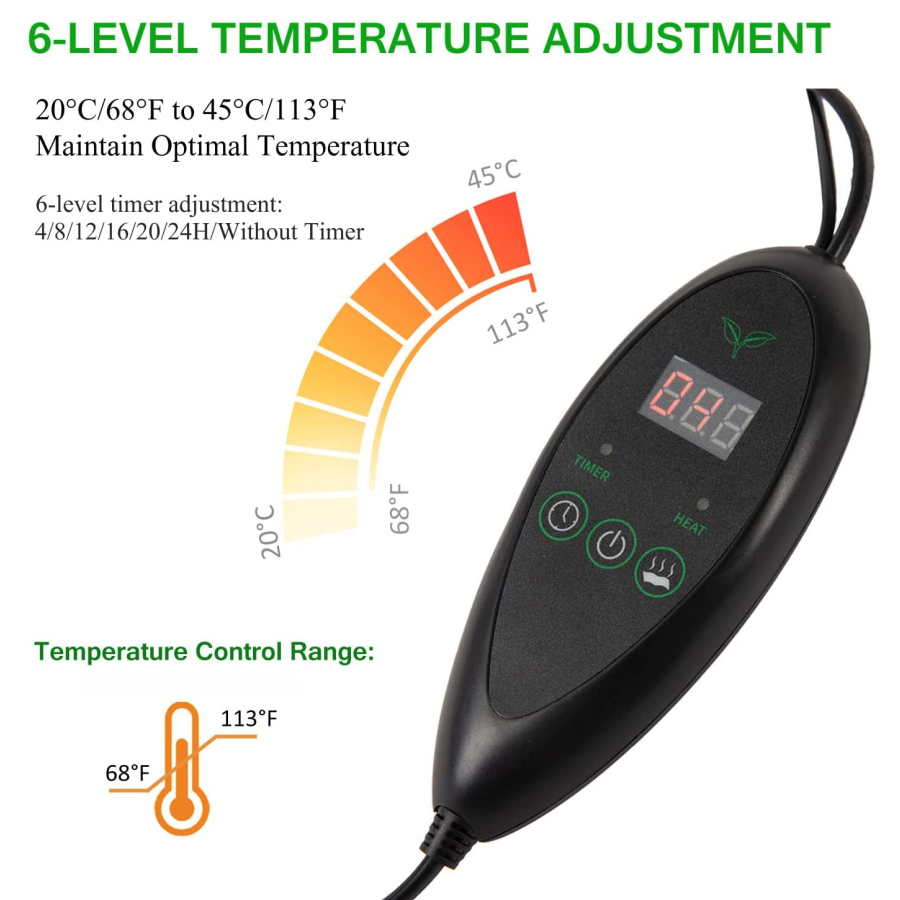 3 Sizes Upgrade Seedling Heat  - Heat Mat Seedling ulasan dan harga