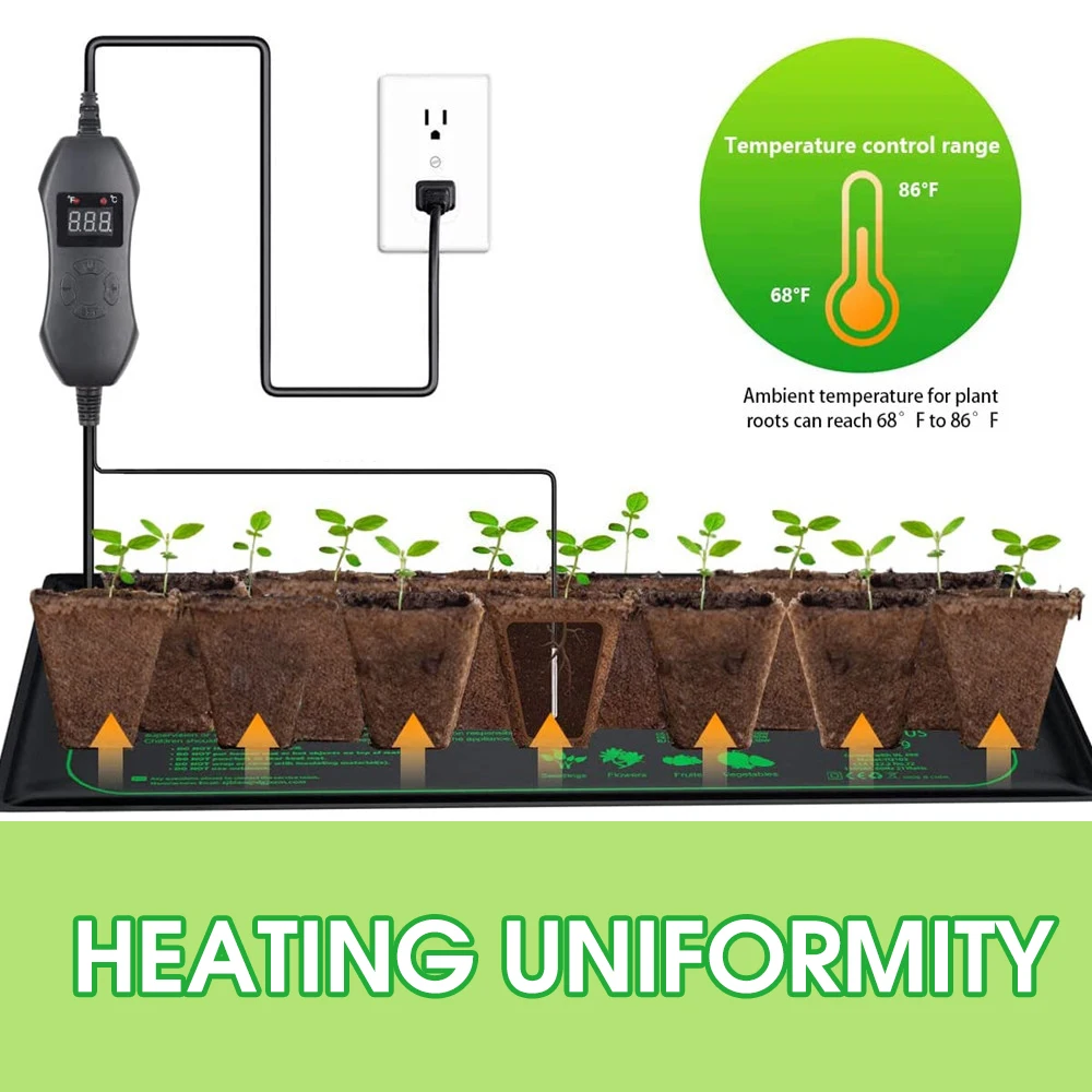 50W EU-US/UK/AU Adjustable The - Heat Mat Seedling ulasan dan harga