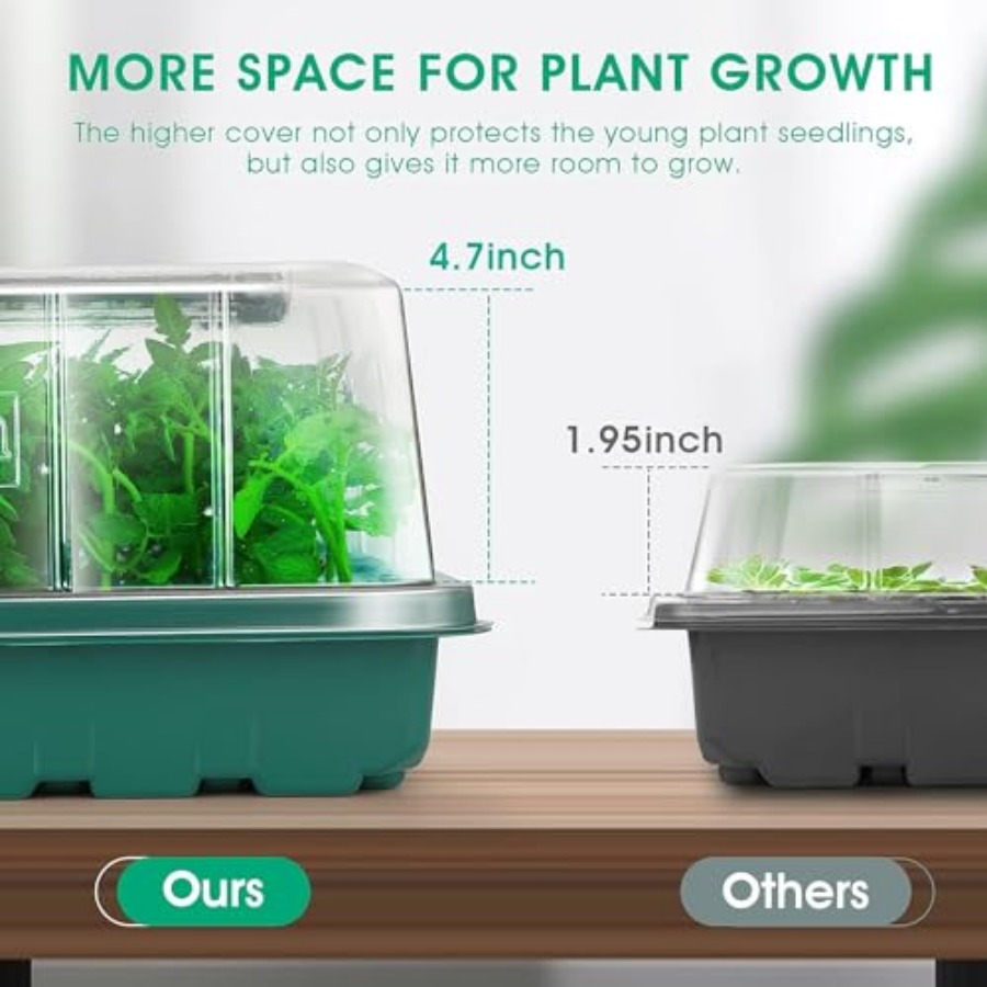 Seed Starter Tray with Grow Li - Humidity Dome Kit ulasan dan harga
