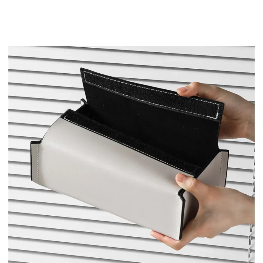 Leather Tissue Box Napkin Case - Agar Tissue Culture ulasan dan harga