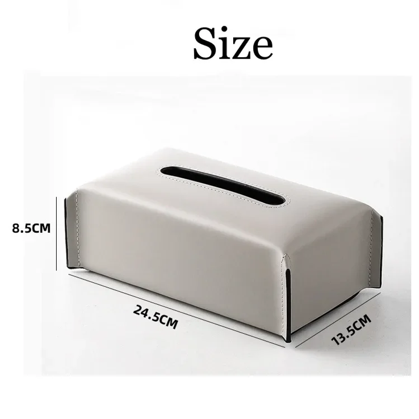 Leather Tissue Box Napkin Case - Agar Tissue Culture ulasan dan harga