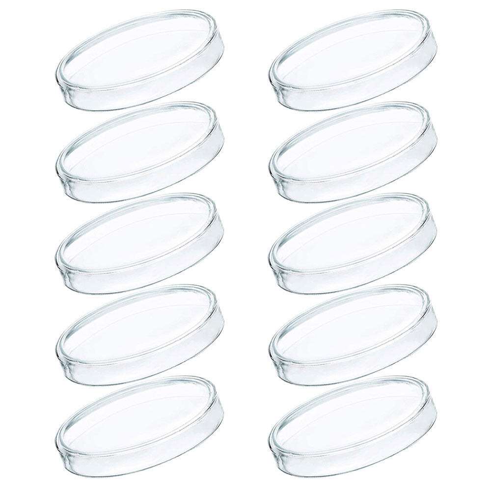 10Pcs Plastic Petri Dishes Tra - Agar Tissue Culture ulasan dan harga