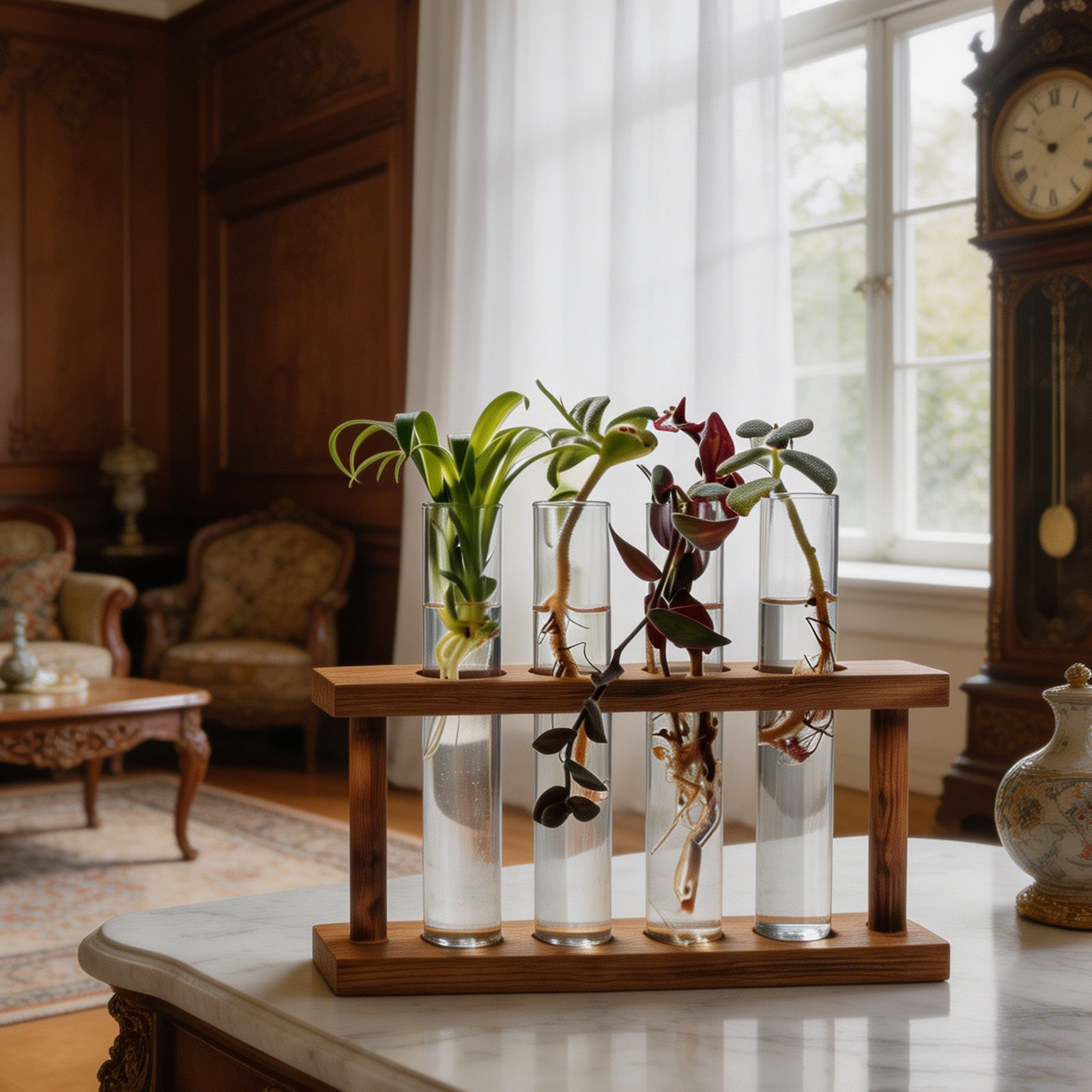 Wooden Plant Propagation Stati - Propagation Station Vase ulasan dan harga