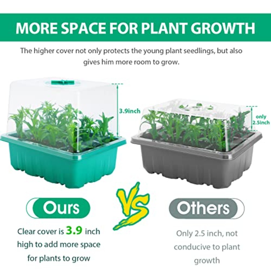 Seed Starter Tray with Light,  - Humidity Dome Kit ulasan dan harga